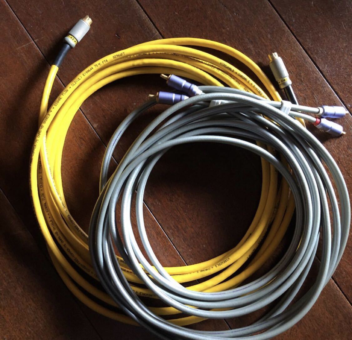 S terminal cable . sound cable. set 