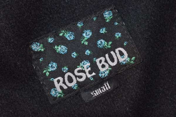 ☆古着 ROSE BUD ローズバッド ダッフルコート フード付き ブラック黒 レディース【S】ウール　　　　　◆2790◆_画像2