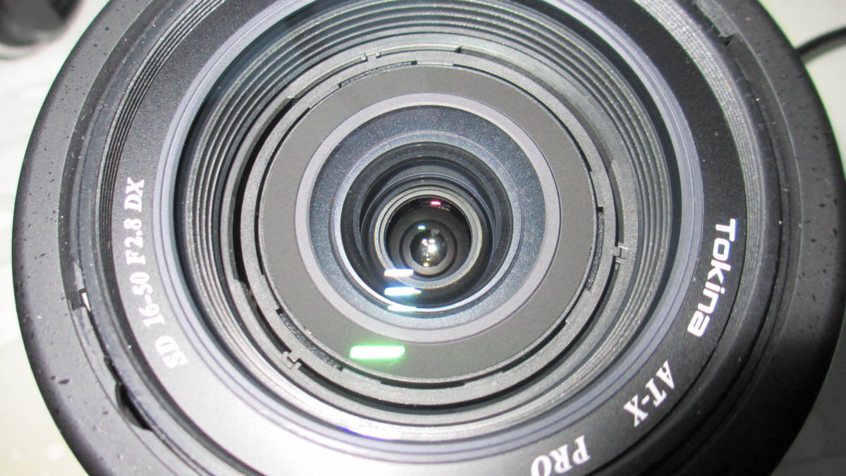 送料無料　Tokina　トキナー　AT-X165 PRO DX　16～50mm F2.8 ASPHERICAL　キヤノン デジタルカメラ用　おまけレンズ付き　新品同様_画像2