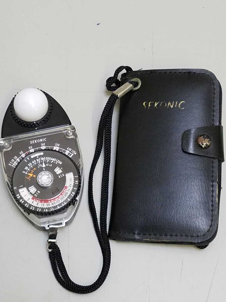 SEKONIC STUDIO DELUXEse KONI kL398 light meter direct . sliding set 