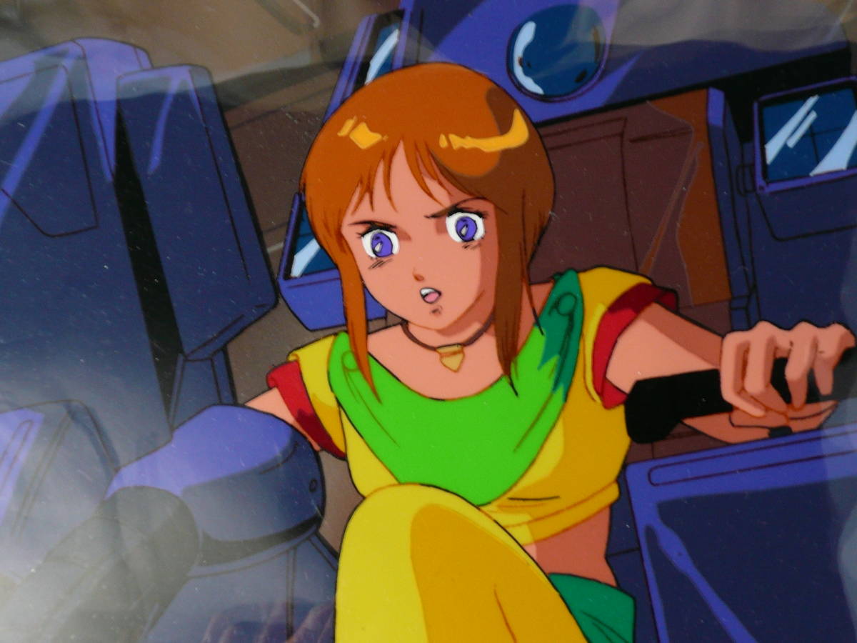 セル画 機動戦士ガンダムZZ ENDセル 手描き背景付き サンライズ セル画 機動戦士ガンダムZZ ENDセル 手描き背景付き サンライズ