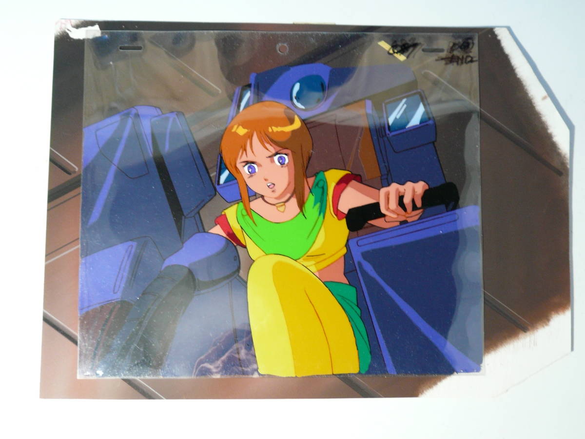 セル画 機動戦士ガンダムZZ ENDセル 手描き背景付き サンライズ セル画 機動戦士ガンダムZZ ENDセル 手描き背景付き サンライズ