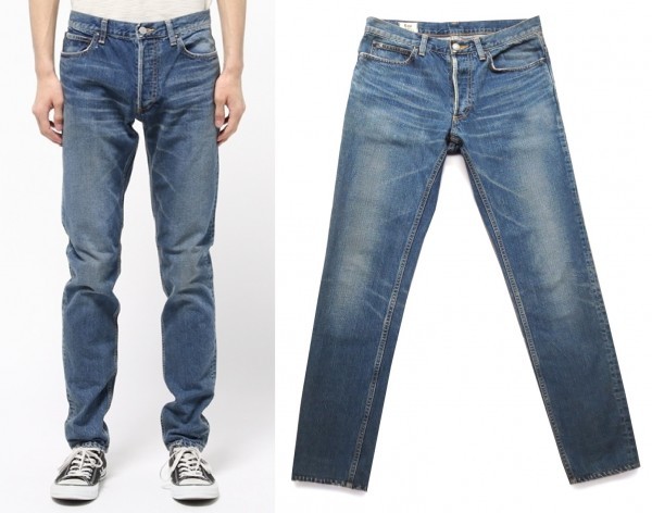 定価3.3万 Rags McGREGOR SLIM 5P DENIM PANTS USED 30 ラグスマックレガー スリム テーパード デニム ヴィンテージ加工 ※レターパック