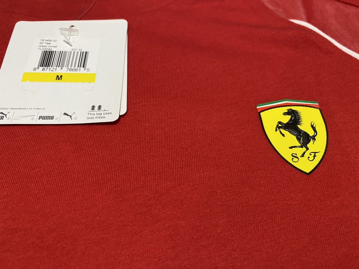 新品未使用タグ付き　USA製　フェラーリ official supplier of scuderia Ferrari コットンTシャツ_画像2