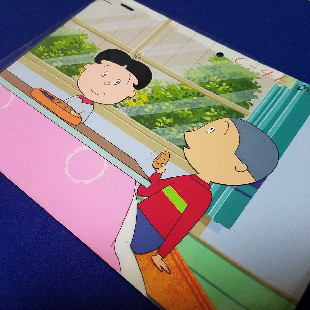 □サザエさん□セル画□長谷川町子□磯野カツオ、磯野ワカメ □サザエさん□セル画□長谷川町子□磯野カツオ、磯野ワカメ