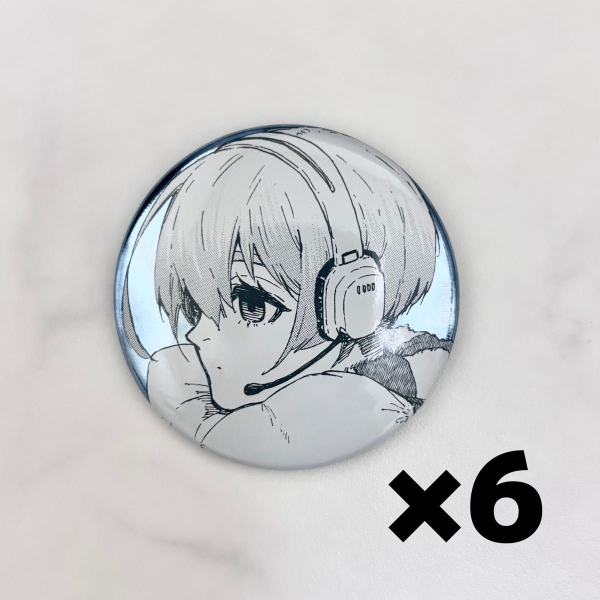 ブルーロック展 缶バッジ 推しキャラバッジコレクション 氷織羊 ブルー