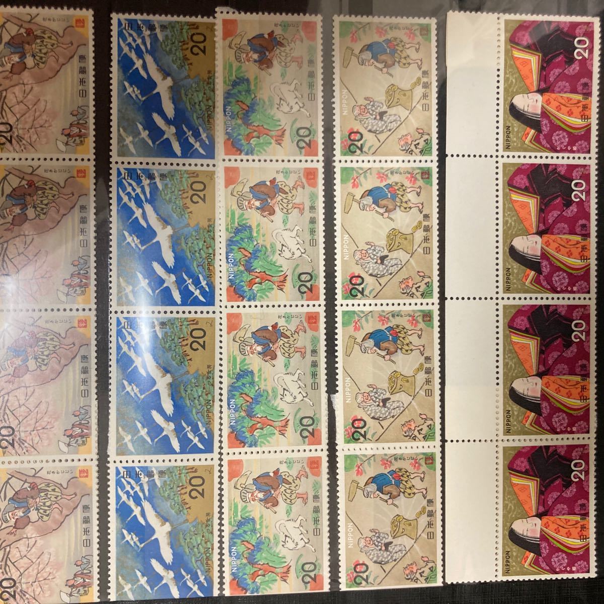 昔話シリーズ　切手　19種　各4枚