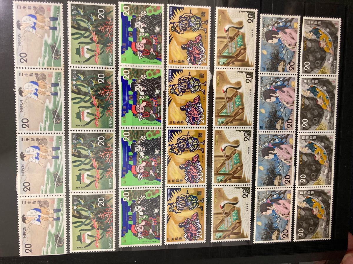 昔話シリーズ　切手　19種　各4枚