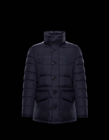 ★定価374,000円 ★ MONCLER CLUNY 3 ダウンジャケット モンクレール クルーニー ネイビー ワッペン ビジネス ファーMAYA MONTCLAR_画像4