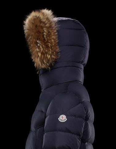 ★定価374,000円 ★ MONCLER CLUNY 3 ダウンジャケット モンクレール クルーニー ネイビー ワッペン ビジネス ファーMAYA MONTCLAR_画像5