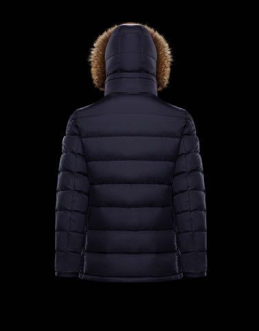 ★定価374,000円 ★ MONCLER CLUNY 3 ダウンジャケット モンクレール クルーニー ネイビー ワッペン ビジネス ファーMAYA MONTCLAR_画像3