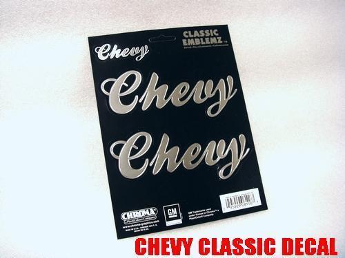 CHEVY CLASSIC EMBLEMZ　(デカールシート)　送料無料 (沖縄・離島除く)_画像1