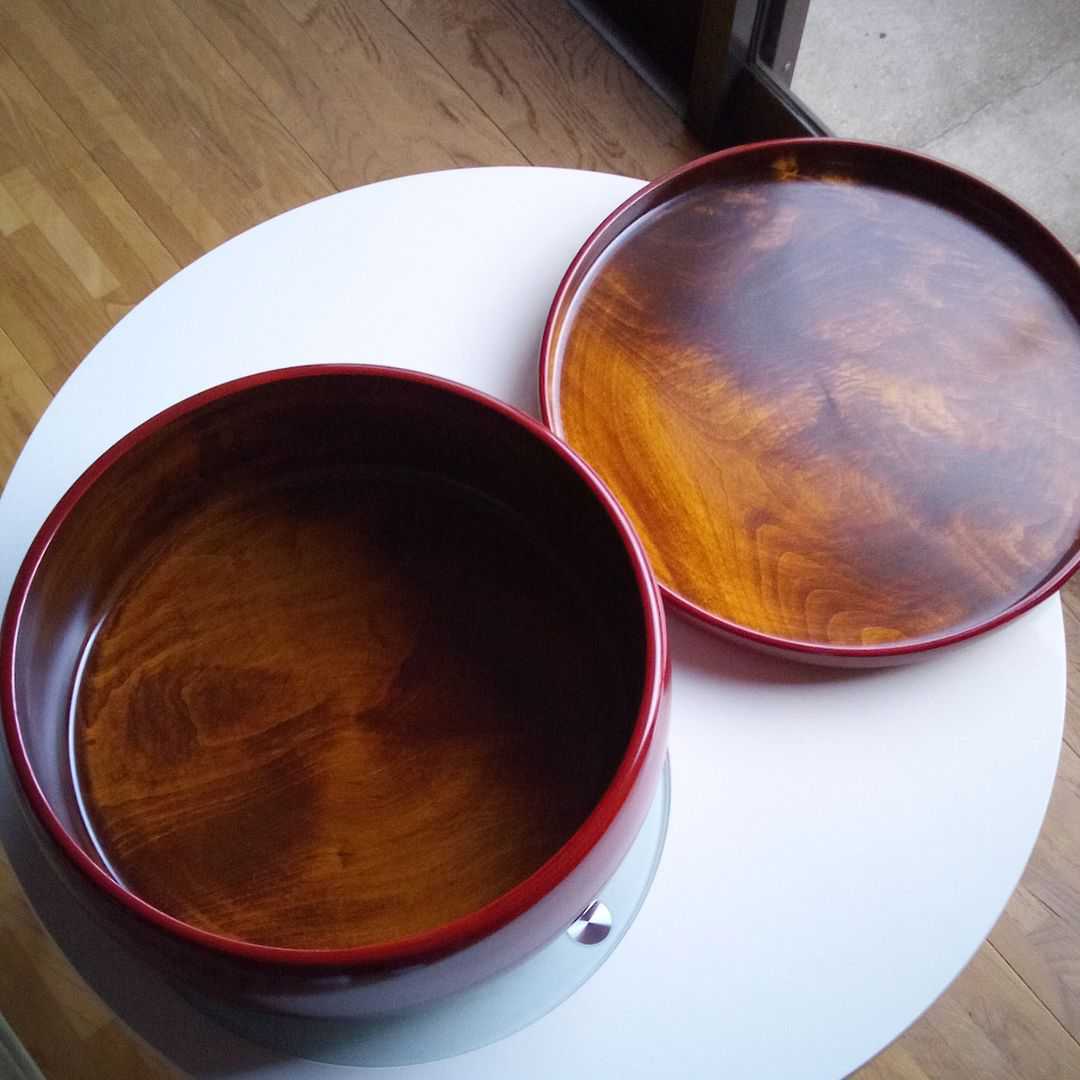 香川漆器　後藤塗　茶びつ　茶櫃