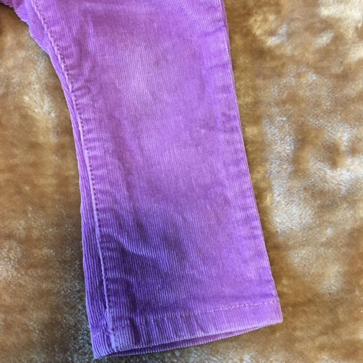 送料無料　baby Gap ギャップ　コーデュロイスキニーパンツ　80cm パープル紫　男女兼用　送料込み