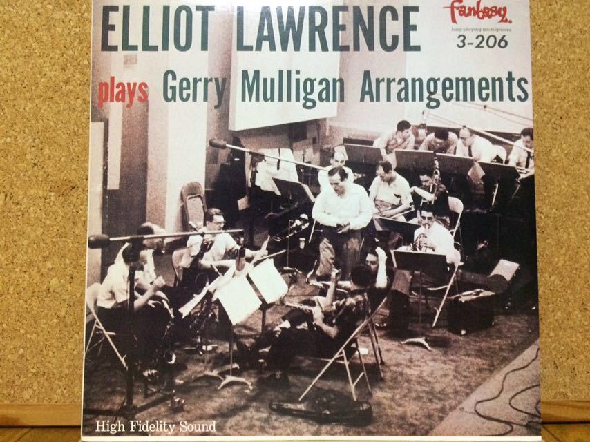 LP★エリオット・ローレンスElliot Lawrence★プレイズ・ジェリー・マリガン・アレンジメンツPlays Gerry Mulligan Arrangements☆OJC盤_画像1