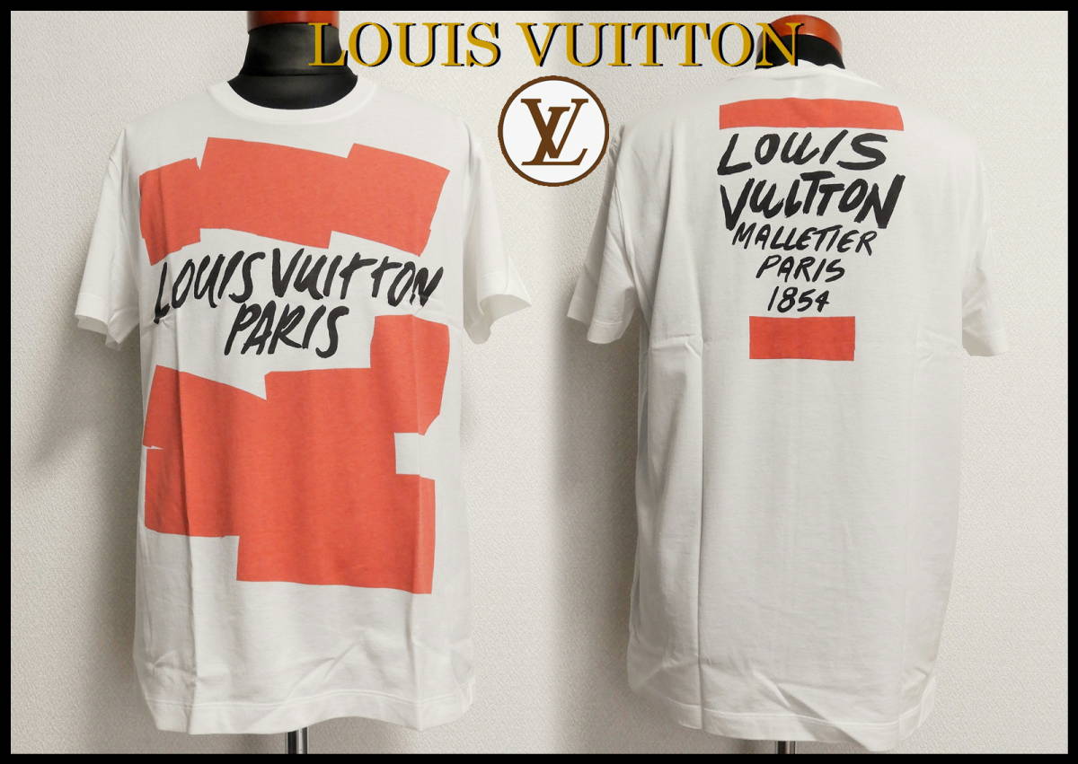 LOUIS VUITTON グラフィック Ｔシャツ メンズ XS ルイヴィトン 白 赤 M 半袖 完売品 モノグラム ジャケット スウェット スニーカー ベルト_画像3