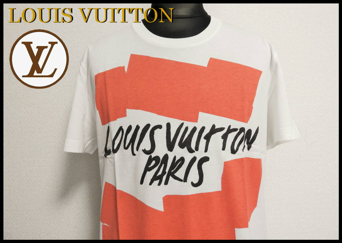 LOUIS VUITTON グラフィック Ｔシャツ メンズ XS ルイヴィトン 白 赤 M 半袖 完売品 モノグラム ジャケット スウェット スニーカー ベルト_画像6