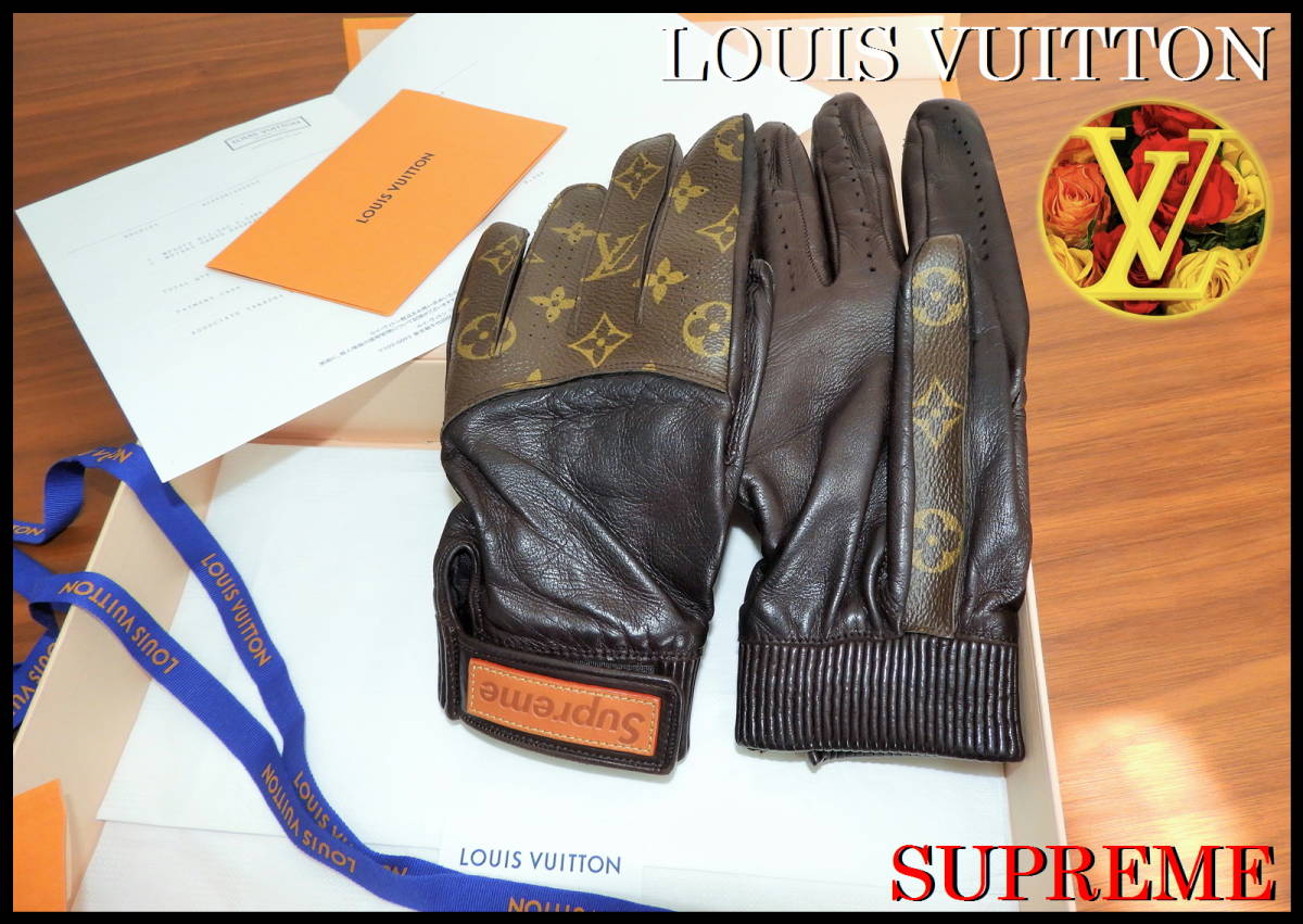 Yahoo!オークション - LOUIS VUITTON×SUPREME モノグラム グ...