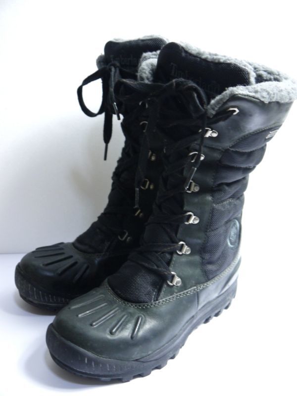 【驚きの値段】 TIMBERLAND ティンバーランド ブーツ O523-75 24.0cm us7 WATERPROOF ボア 女性用