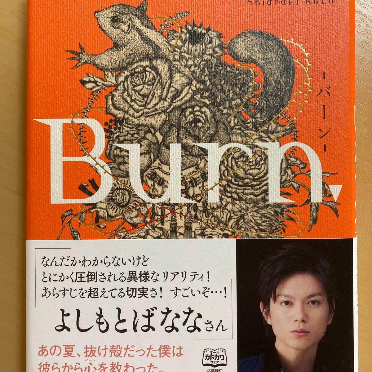NEWS 加藤シゲアキ 小説 『Burn,』初版本