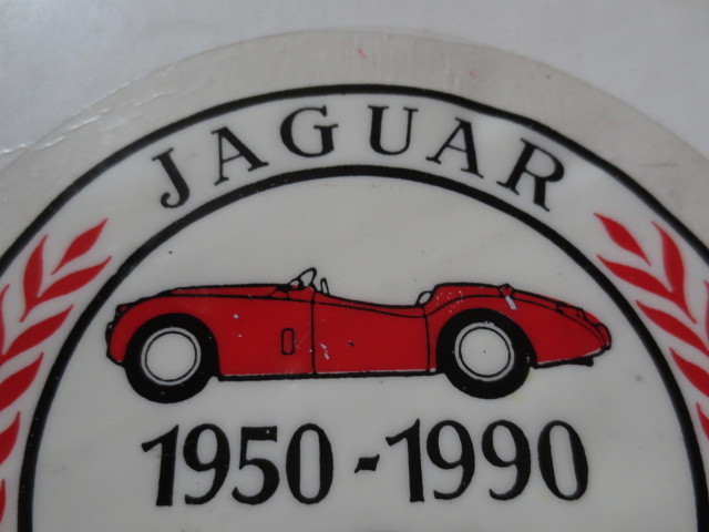  Jaguar Ла Манш . место 40 anniversary commemoration * античный стикер *JAGUAR* Британия машина *E модель *C модель *D модель *XJ*XF*XE* Ла Манш 