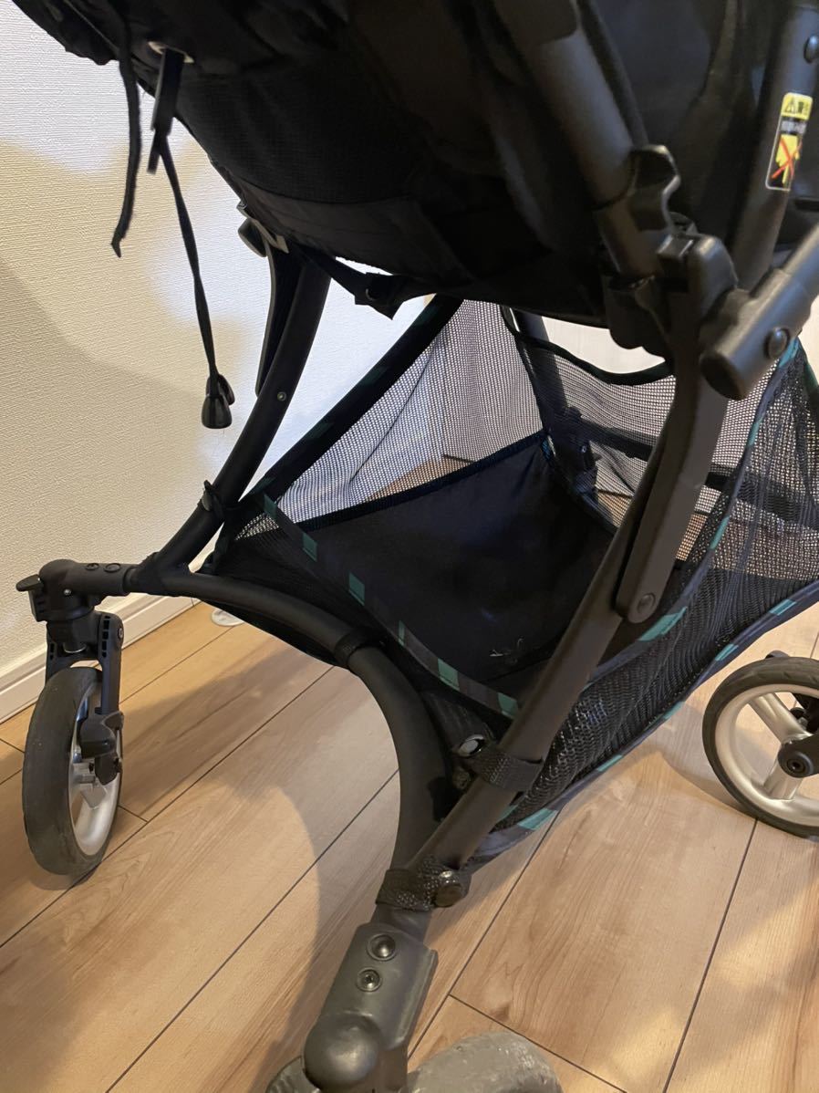 pigeon Runfee ef ピジョン ランフィ エフ A型ベビーカー ブラック 両対面式 ハイポジションシート ベビーカー 中古