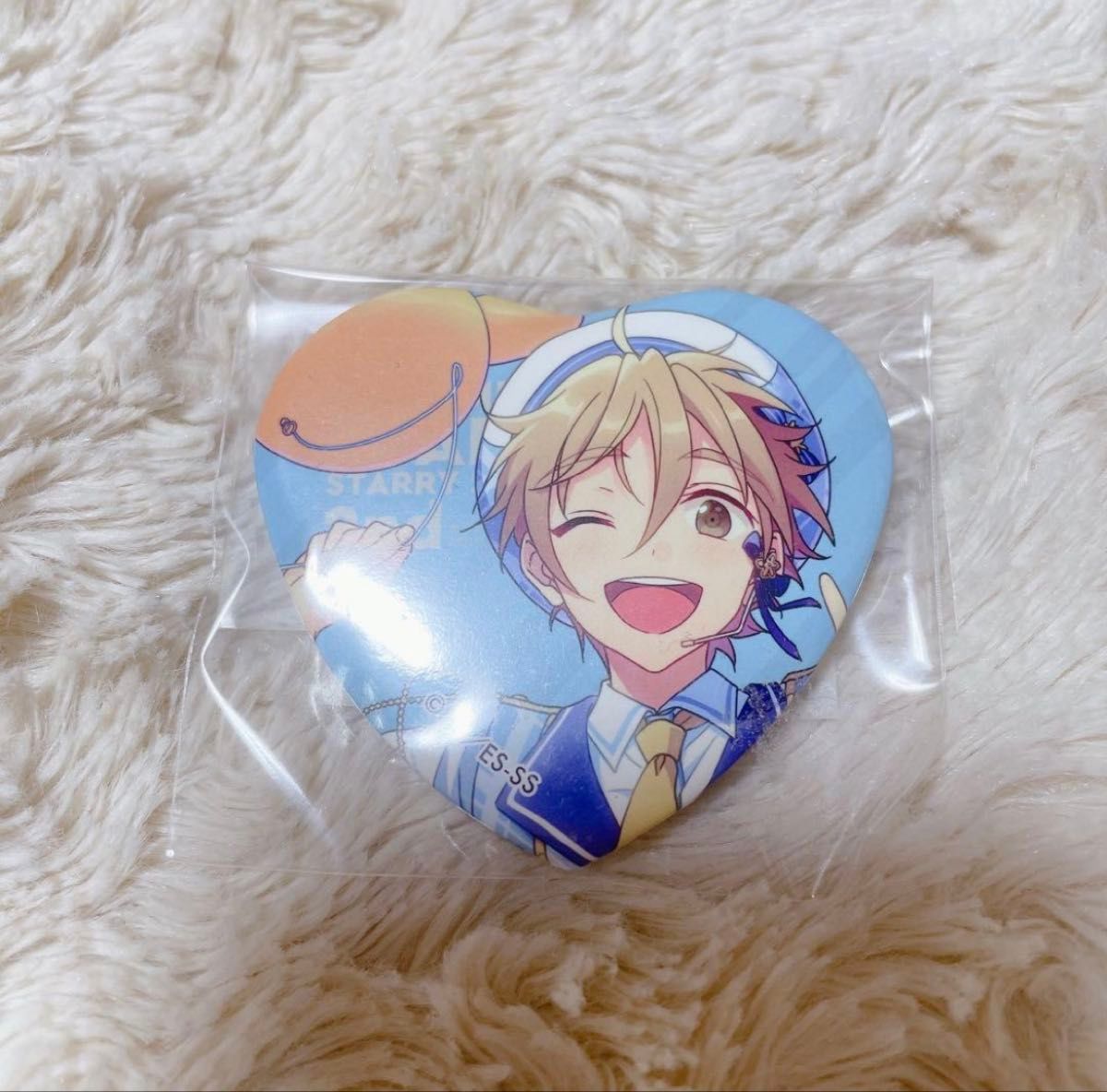 あんさんぶるスターズ Starry Stage 2nd ハート型缶バッジ 真白友也