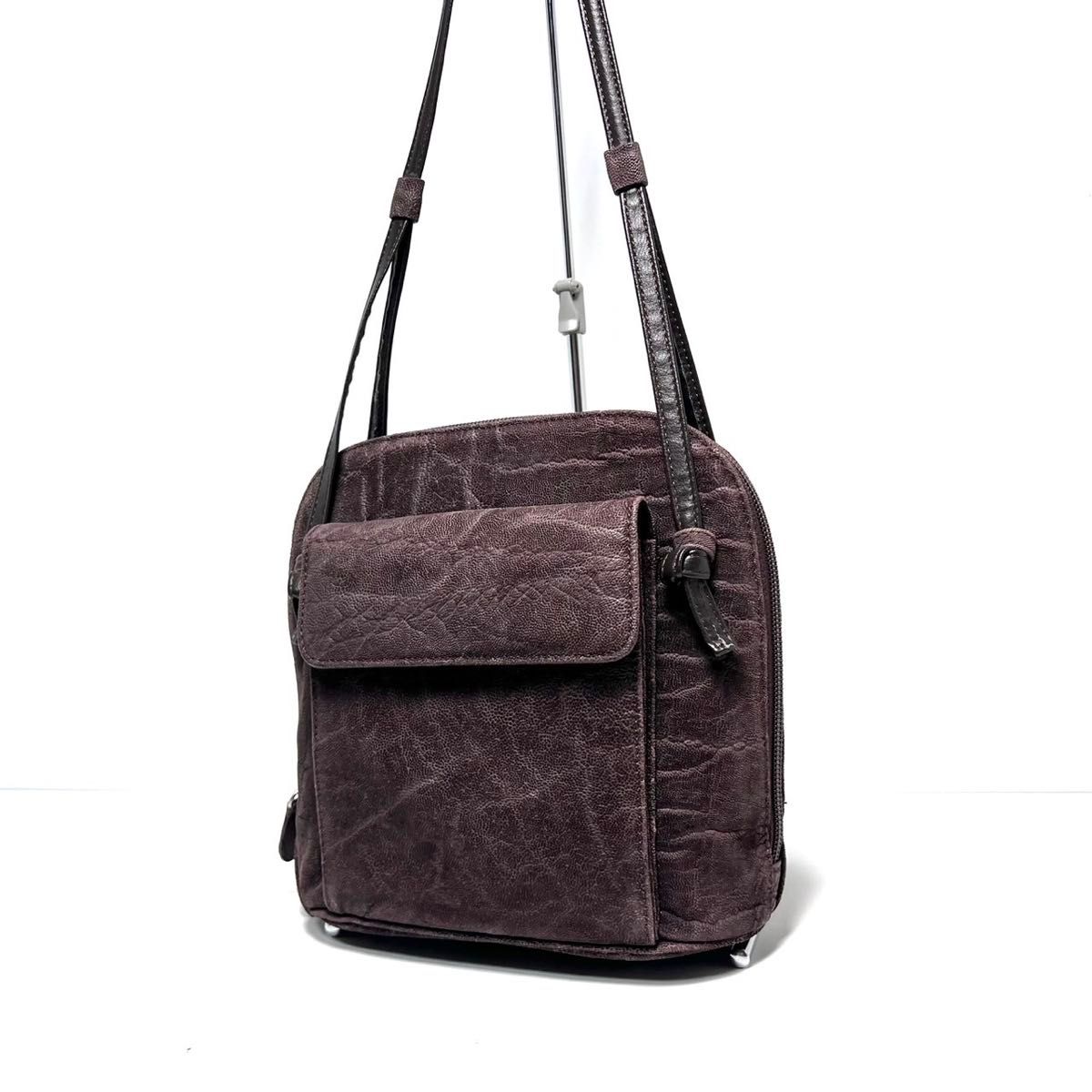 象革 エレファント ハンドバッグ 国産 良品】JRA認定品・日本製/Elephant leather エレファントレザー 象革