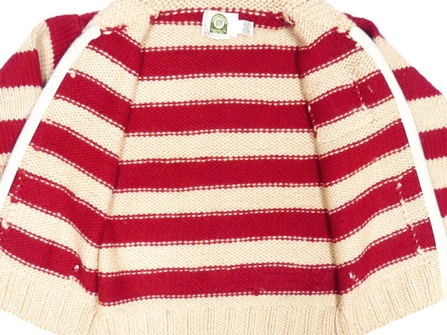 即決 カナダ製 CANADIAN SWEATER メンズM位 カウチンセーター 