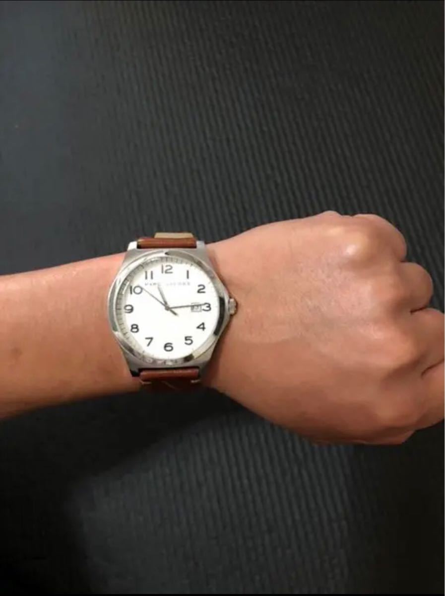 Marc Jacobs マークジェイコブス　腕時計  MBM5007 茶革