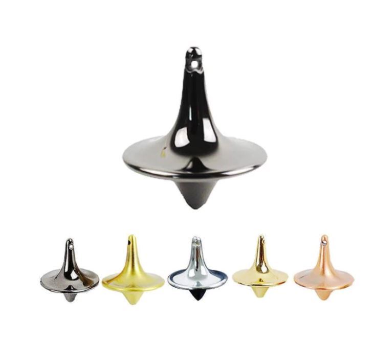 5 color 5 piece Mini metal whirligig koma magic Gyro toy 28 millimeter free shipping 