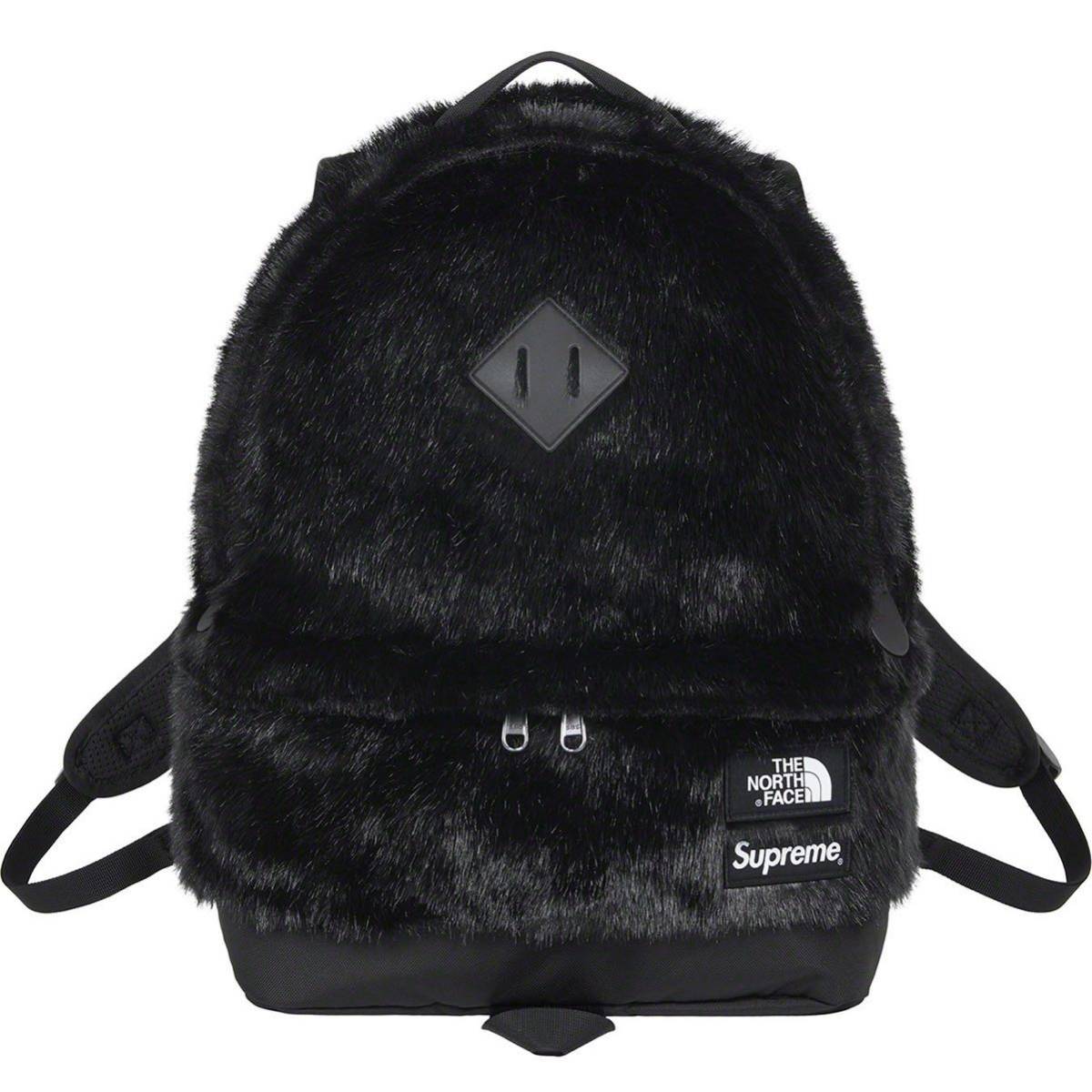 【新品未使用】 20AW 21 新品 Supreme シュプリーム THE NORTH FACE FAUX FUR BACKPACK ノースフェイス バックパック リュック 黒_画像1