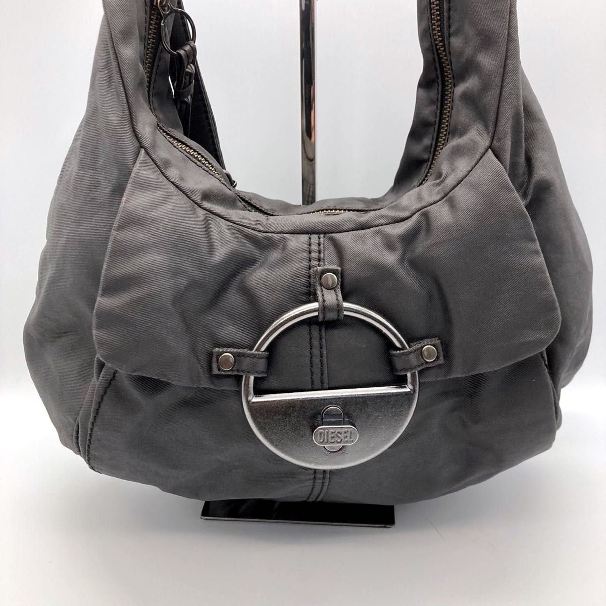 DIESEL archive metal logo shoulder bag 2wy y2k ディーゼル