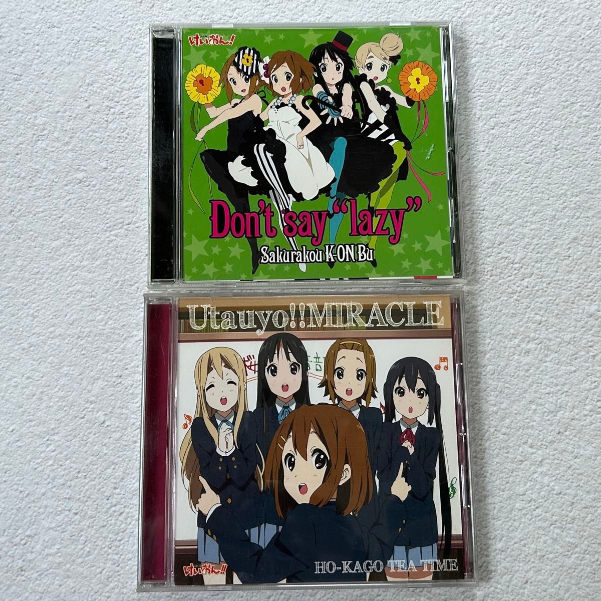 けいおん 放課後ティータイム CD シングルセット don't say lazy