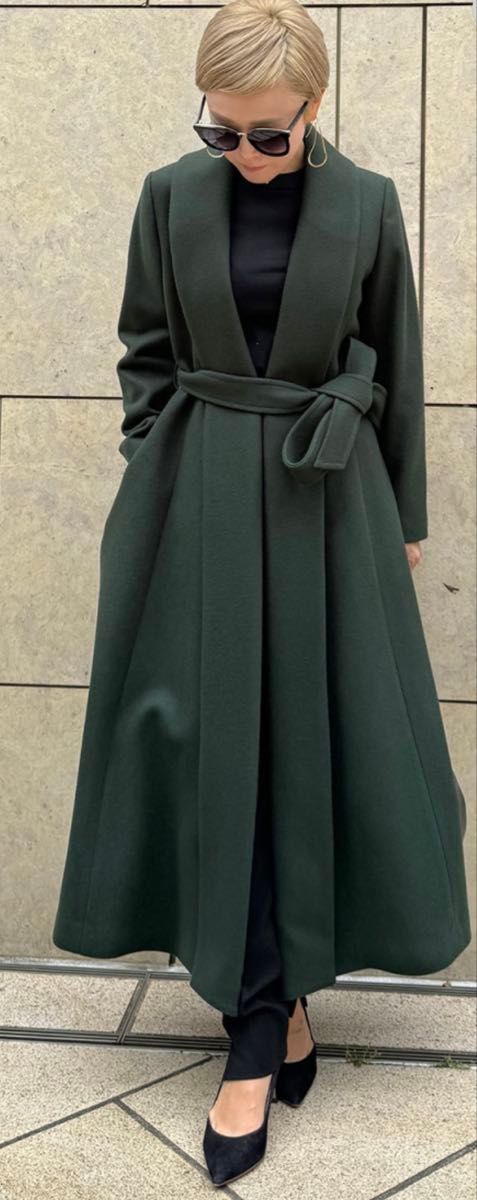 はーな　JENNE Ｍサイズウール ロングコート 新品タグ付き JENNE ロングコート ウールコート｜Yahoo!フリマ（旧PayPayフリマ）