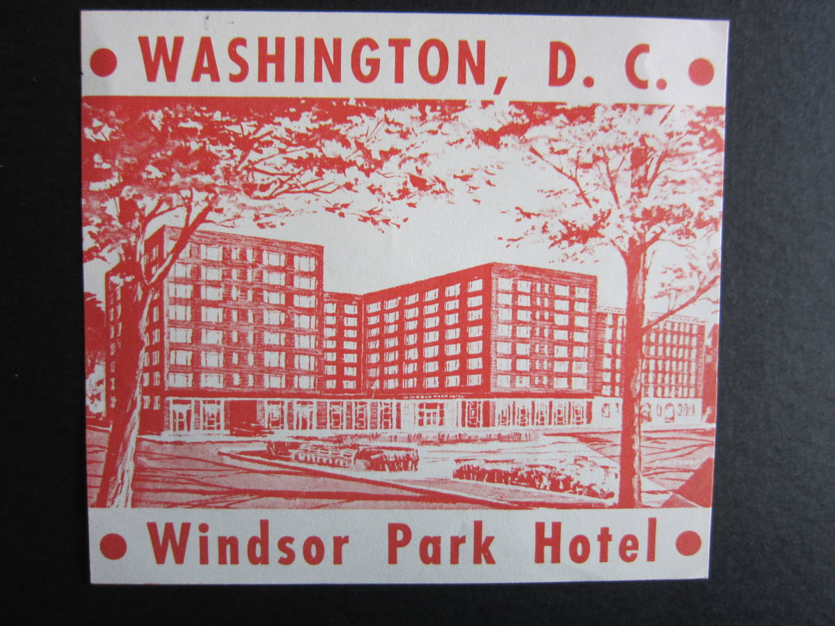  hotel label #u in The - park hotel # Washington D.C.#Windsor Park Hotel