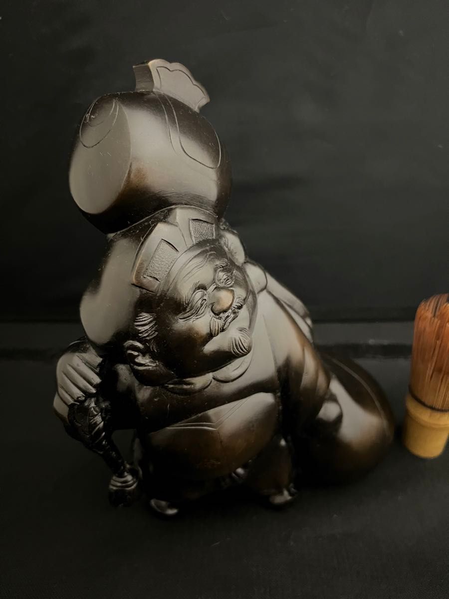 大黒天 七福神 銅製 ブロンズ 仏像 彫刻 金運 財運 置物 開運 風水
