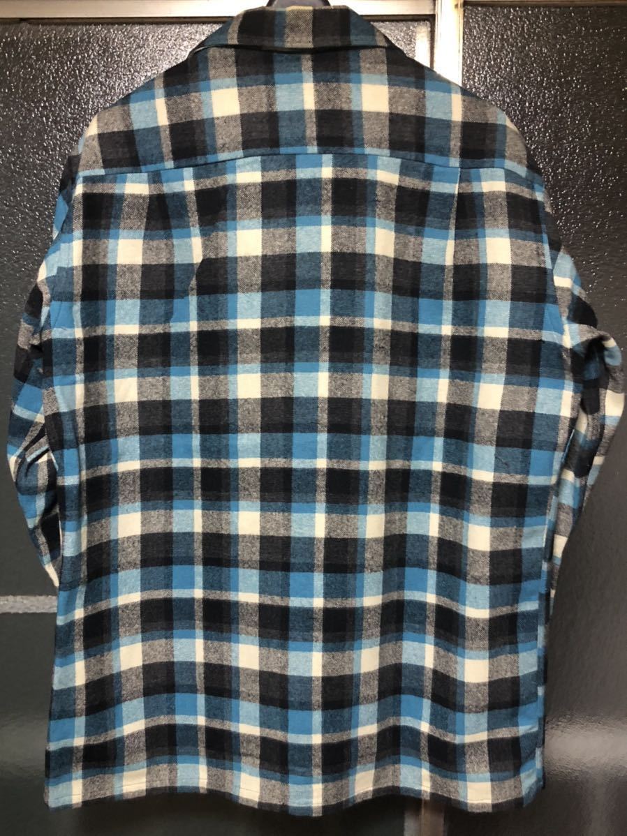 持ち運びに便利な-ヤフオク! - 60s BRENT Print Flannel Shirt Made in