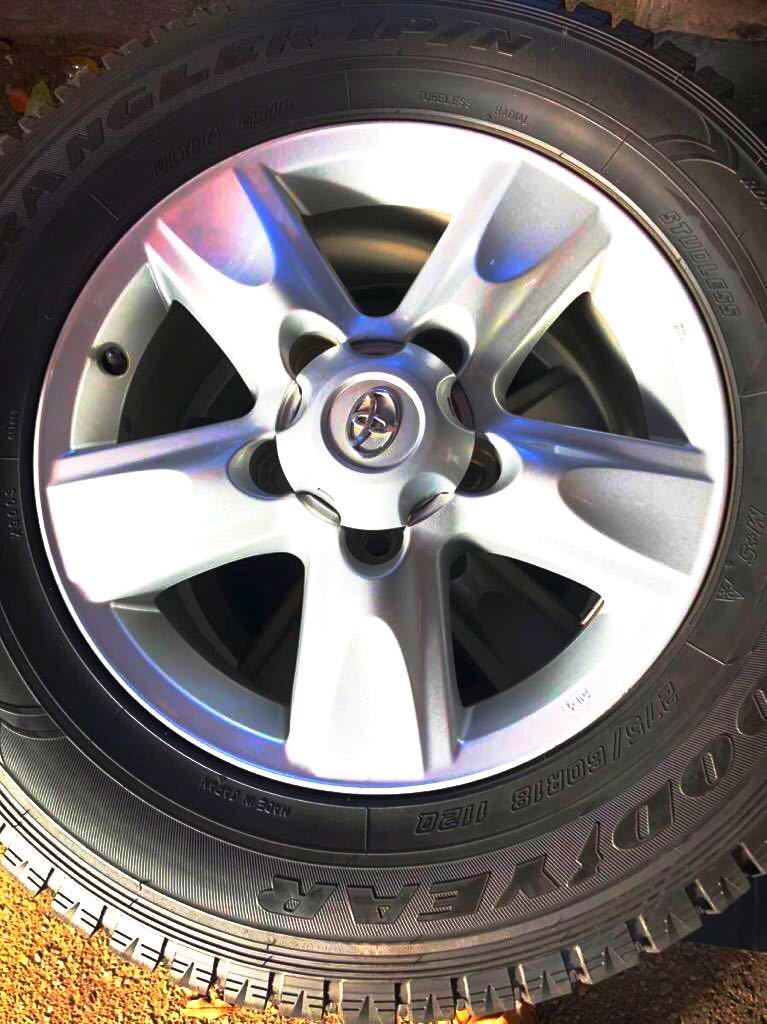 日本産】 TOYOTA純正ホイール16インチ205 55R16good yearタイヤ4本