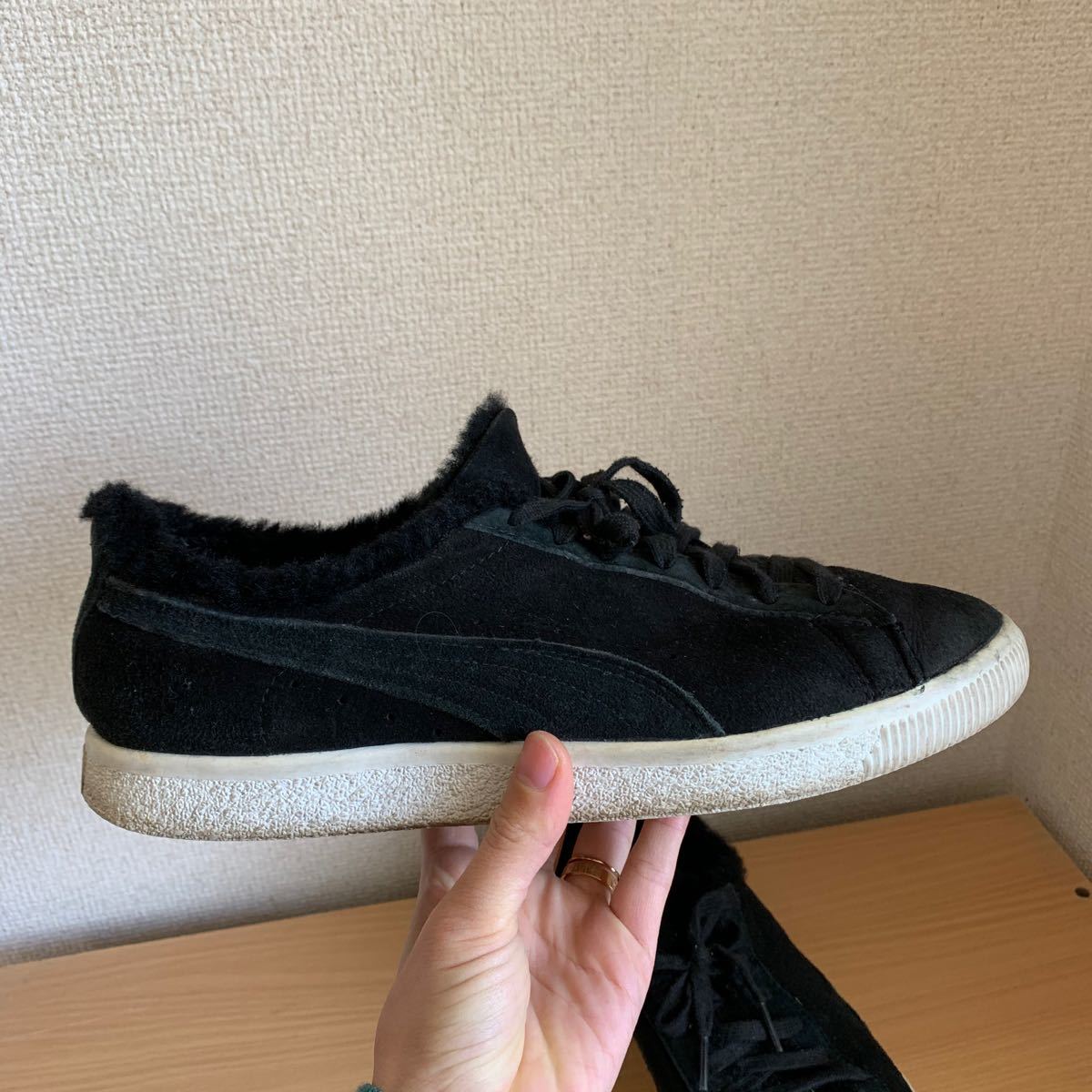 PUMA プーマ　中ボアスニーカー　冬　あったか　メンズ