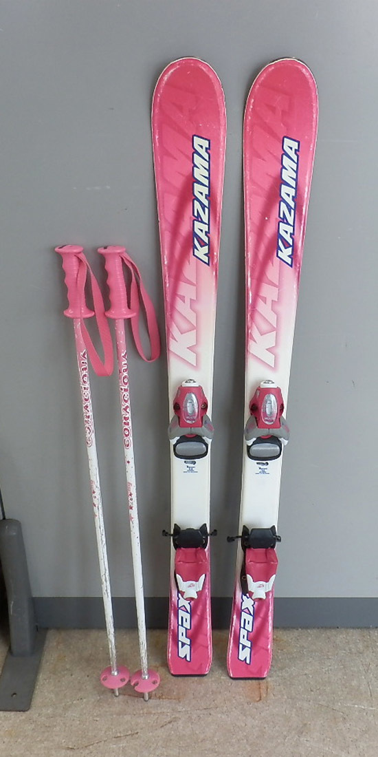 子供用スキー3点セット KAZAMA/カザマ 110cm-