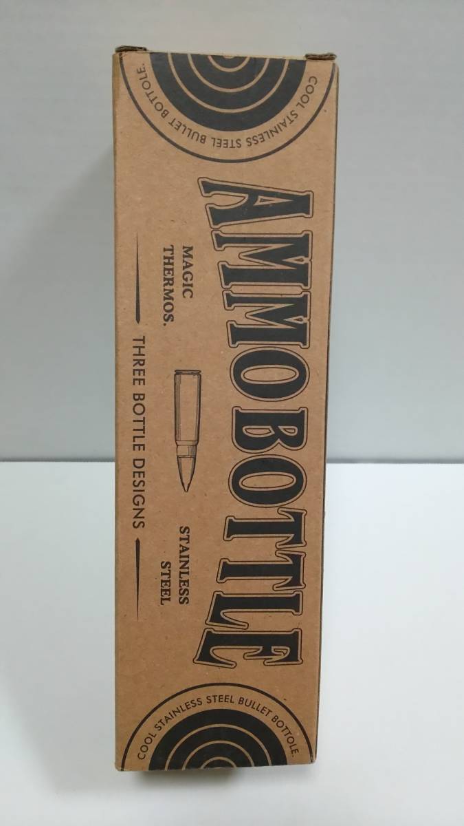 AMMO BOTTLE アモボトル　弾丸型ステンレスボトル　アメリカ国旗柄　新品_画像3