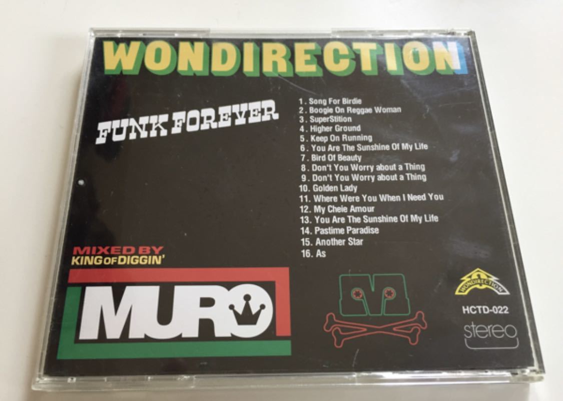 MURO Wondirection Funk Forever MIX CD_画像2