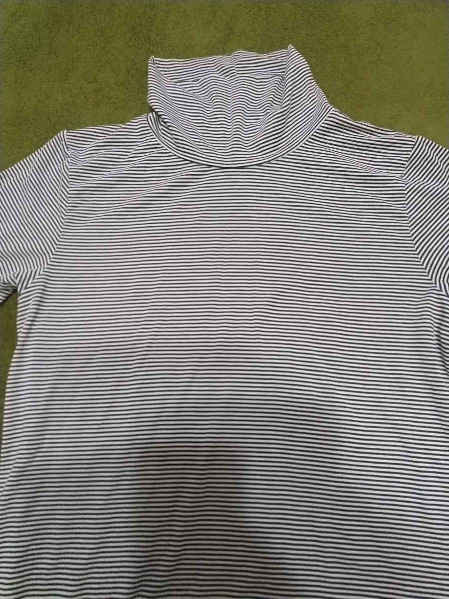 Paypayフリマ Uniqlo ユニクロ ヒートテック 長袖tシャツ ボーダー ハイネック インナー 肌着 150cm 美品 Paypayフリマ Uniqlo ユニクロ ヒートテック 長袖tシャツ ボーダー ハイネック インナー 肌着 150cm 美品