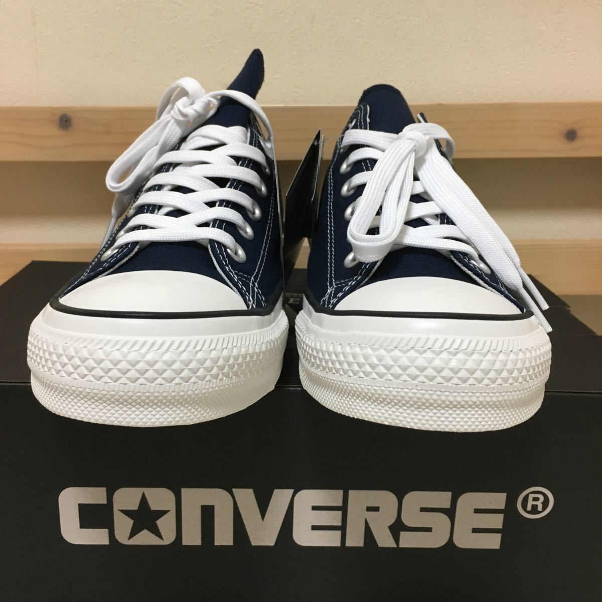 防水 コンバース オールスター ゴアテックス OX ネイビー 27cm