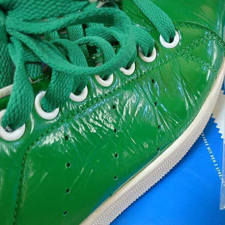 【限定品】スタンスミス 26.5 エナメル グリーン アディダス adidas STAN SMITH 緑 _画像9