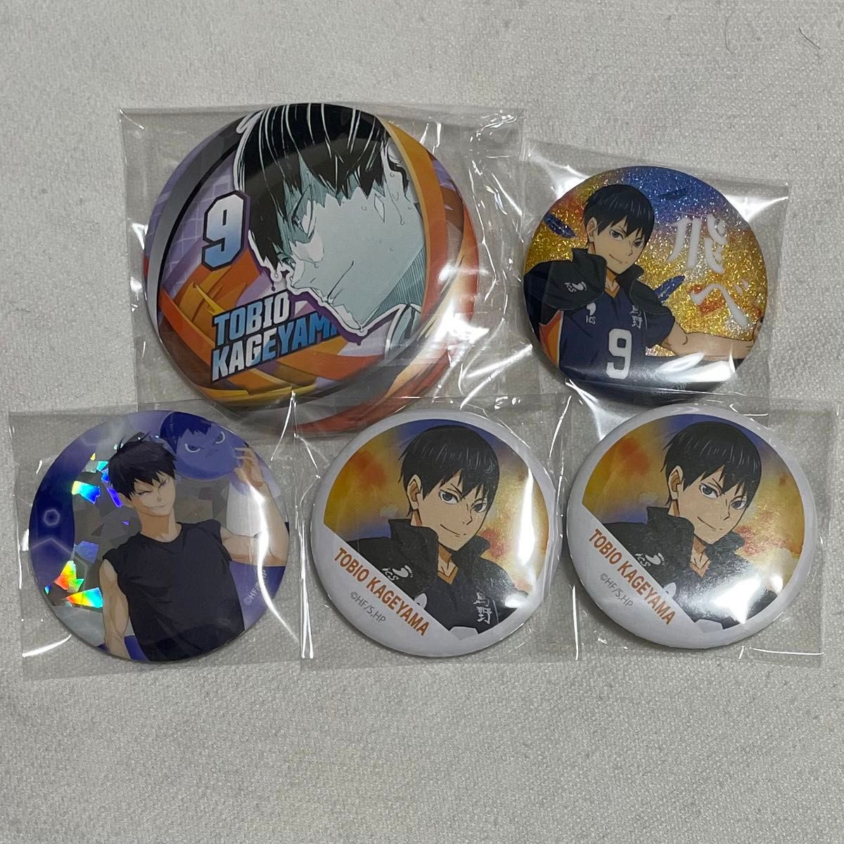 ハイキュー 影山飛雄 缶バッジ ファンパーク 横断幕 フルカラー