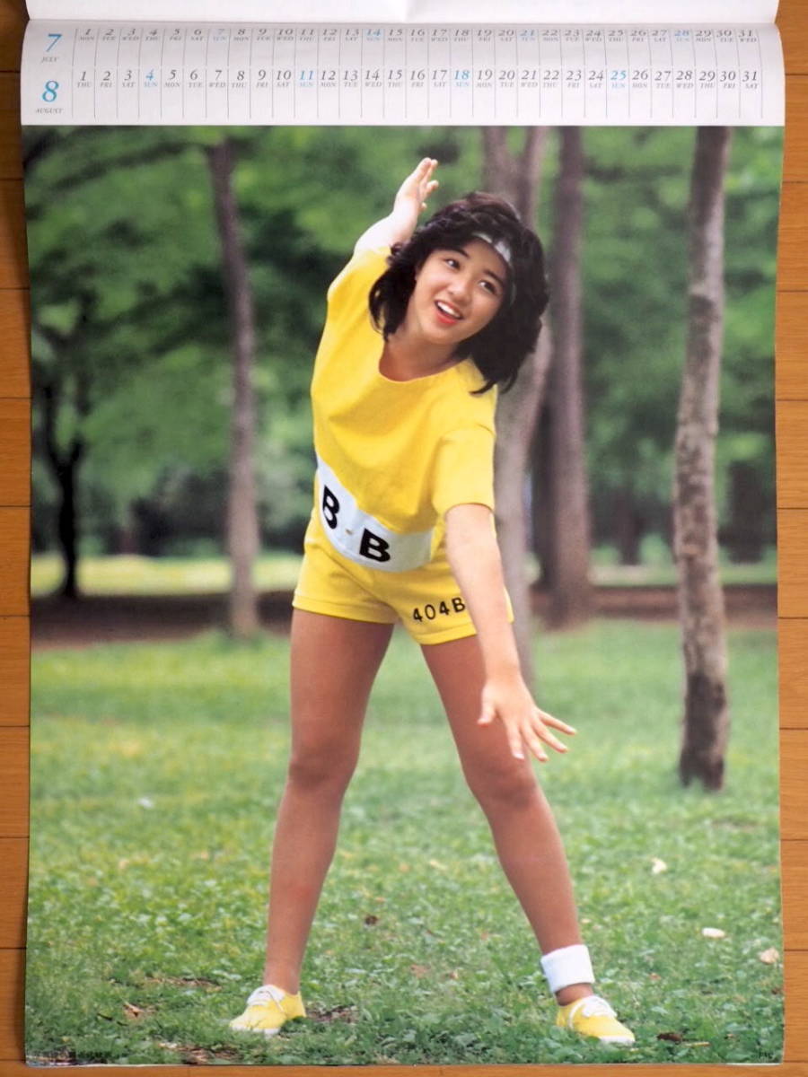 1985 год Kikuchi Momoko календарь не использовался хранение товар 