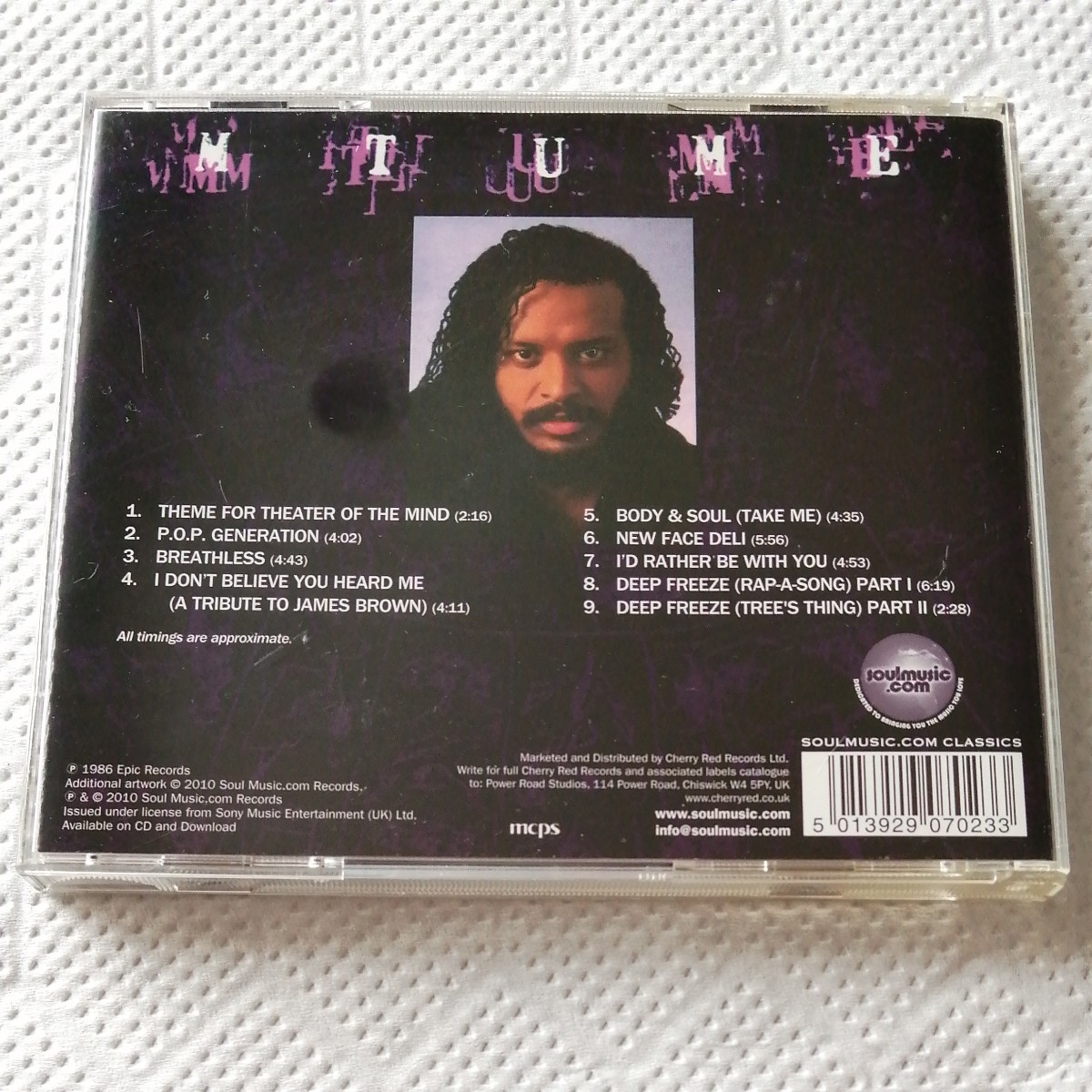  MTUME 『Theater Of The Mind』'86 UK盤