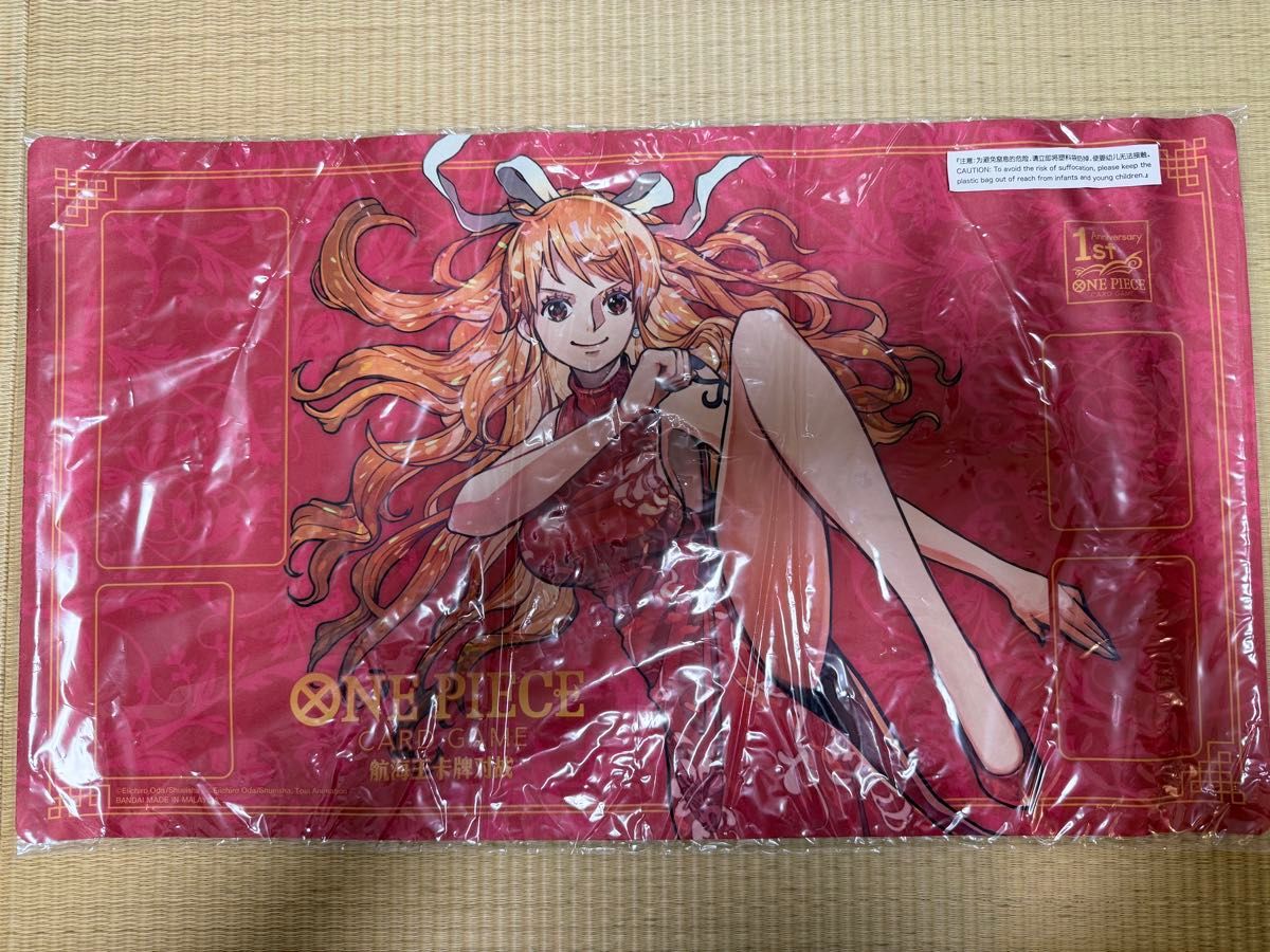 ワンピースカードゲーム 中国ナミ プレイマット 未開封 海外 1周年